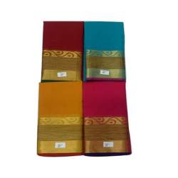 cotton casual wear plain saree
