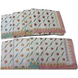 Embroidery cotton saree