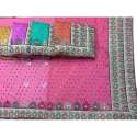 Heavy diamond work saree