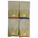 heavy golden border cotton saree