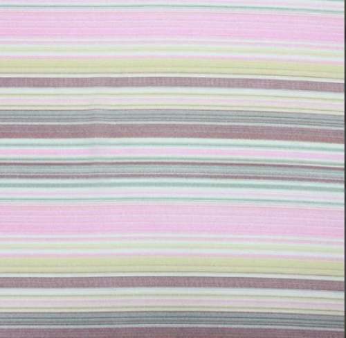 Multicolour Stripe Polyester  Fabric by Mahalaxmi Textile India