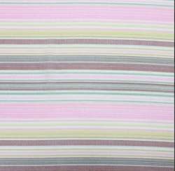 Multicolour Stripe Polyester  Fabric