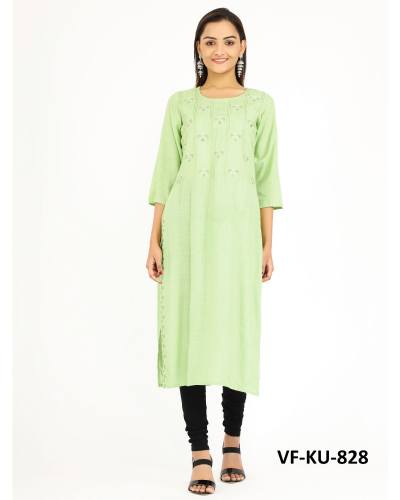 Casual Cotton Straight Kurti VF-KU-828