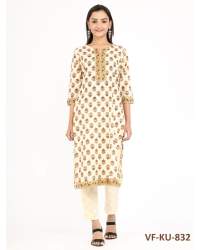 cotton Kurti With Pant Set VF-KU-832