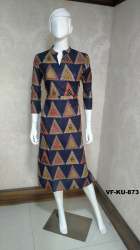 Cotton Regular Wear Kurti  VF-KU-873