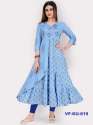 Designer Rayon Anarkali Kurti VF-KU-818/819/820 thumb 2
