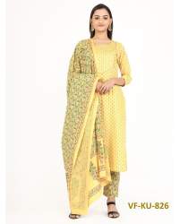 Partywear Cotton Ethnic Set VF-KU-826