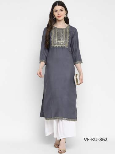 Rayon Long Kurti