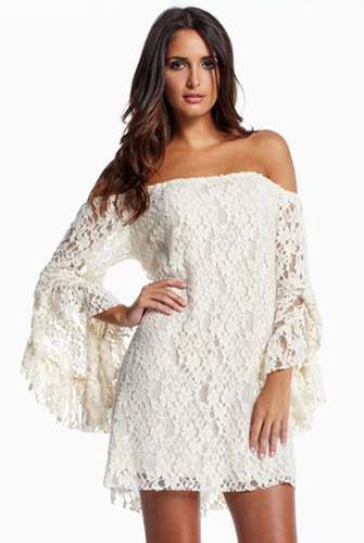 Crochet Designer Off White Girls Top  by Jaune Global