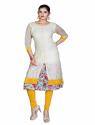Velentino Trend Offwhite Color Embroidered Kurtis