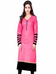 Velentino Trend PeachPuff Color Coton Kurtis
