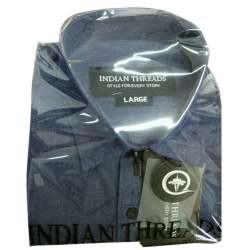 Mens Blue Formal Shirt