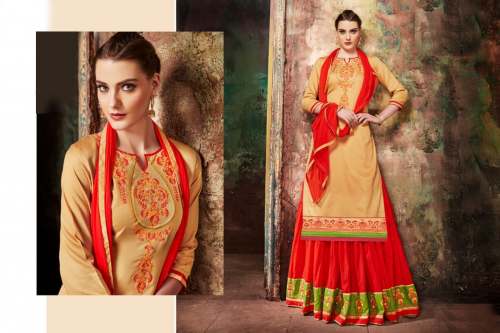 latest salwar suit lahenga style salwar suit-002