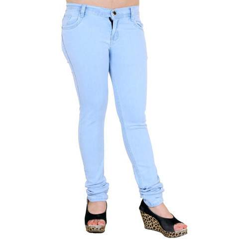 Ladies Sky Blue Jeans