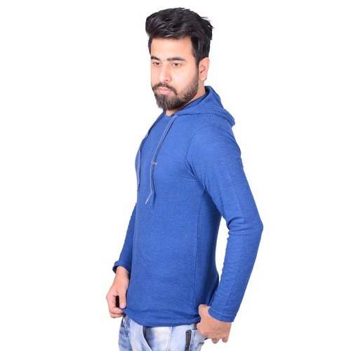 Mens Blue Sweatshirts by Zrestha Enterprises