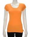 Ladies Plain Orange T shirt