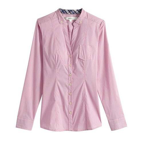 Plain Pink Girls Formal Shirt  by Pree Tex