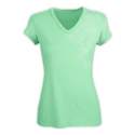 Plain V neck Ladies T shirt 
