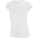 Regular wear White Round Neck Plain t shirt 