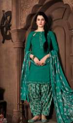 sea green color dress material