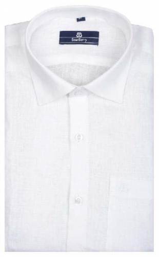 Gents White Casual Linen Shirts