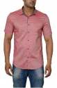 Mens Half Sleeves Cotton Plain Shirts