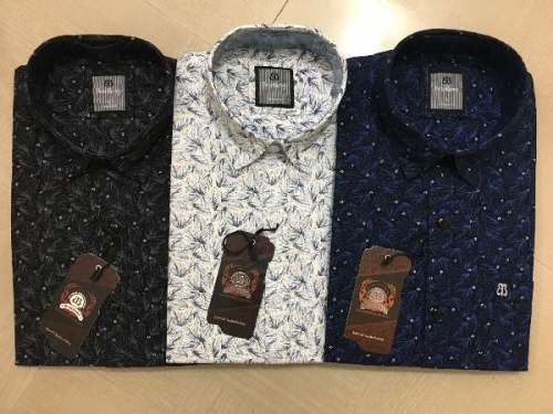 Mens Printed Cotton Shirts