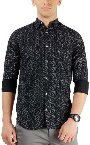 All-Over Print Poplin Shirt