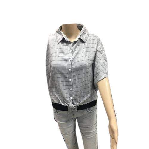 checks line shirt by Narmada Fashion