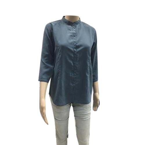 ladies plain shirt by Narmada Fashion