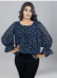 Ladies Balloon Western Top