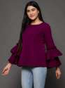 Ladies Polyester Bell Sleeve Top thumb 2