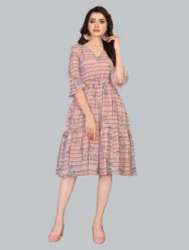 Twiffy Party Wear One Piece Dresse