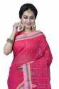 Designer Tant Pink Color saree thumb 1