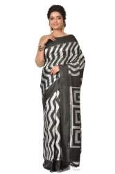 Fancy Black ikkat Saree
