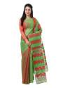 fancy-jamdani-green-color-saree