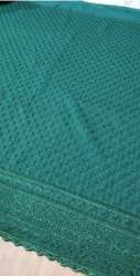 Rayon Schiffli Chikan Work fabric 