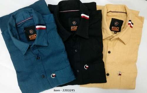 Mens Full Sleeve Cotton Shirt