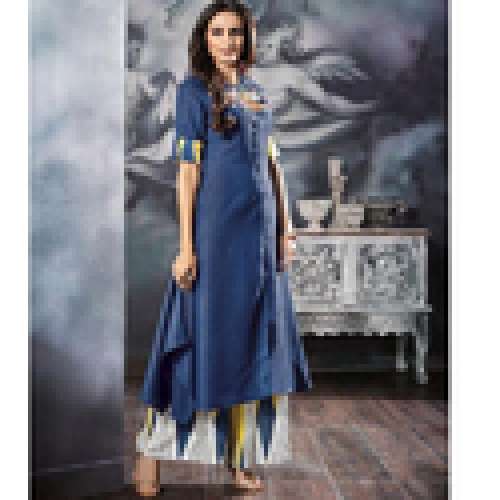Blue Palazzo Suit