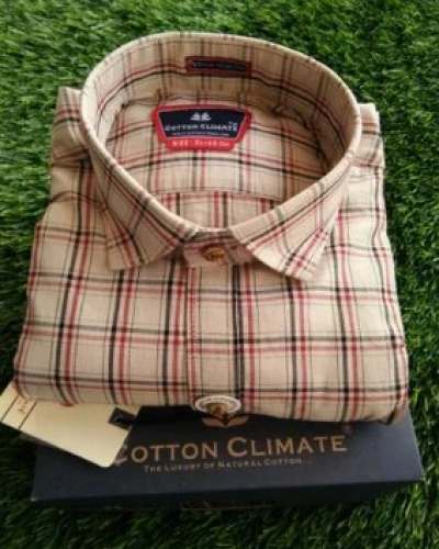 Cotton Climate Presents Checks Cotton Shirt  by Cotton Climate