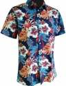 Printed Mens Collar Beach Wear Shirt For Mens
