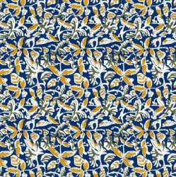 Block Printed Cotton Kurti Fabric 