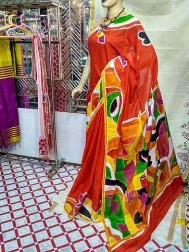 Malmal Printed Sarees by DEBASREE BOUTIQUE