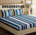 Cotton Double BED kING sIZE bEDSHEET 