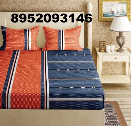 Double Bed Cotton BEDSHEET 90X100 iNCH