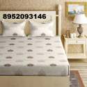 Double Bed King Size Bedsheet 90x100 Inch 