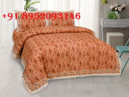Double Bed King Size Dark Bedsheet 