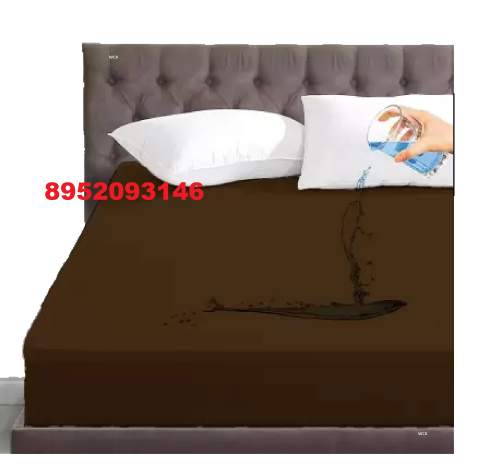 Double Bed Mattress Protector by Kanha Fashion