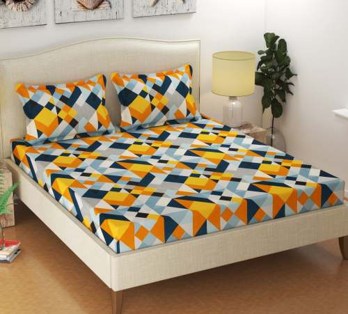 Double Bedsheet Printed 90X100 
