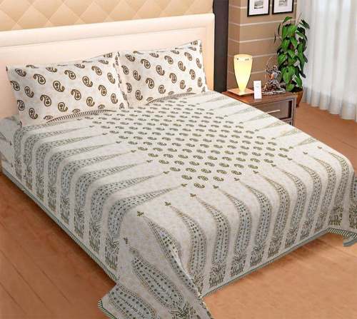 indian Cotton indigo bedsheet King Size 